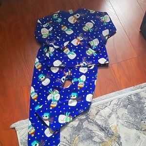 Snowman Holiday pajamas unisex